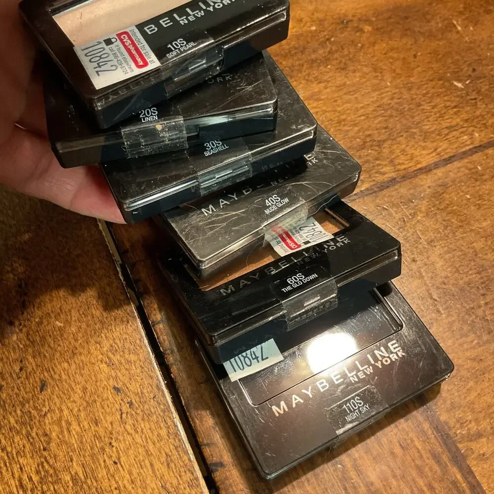 Maybelline New York Expert Wear Eyeshadow #10s,20s,30s,40s,60s, & 110s Lot Of 6
